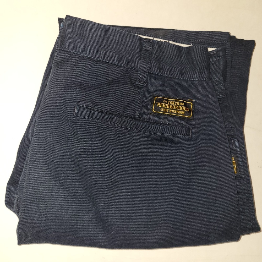 19SS Neighborhood WP. SLIM EC-PT Work Pants Men Size 32x30 Made In Japan